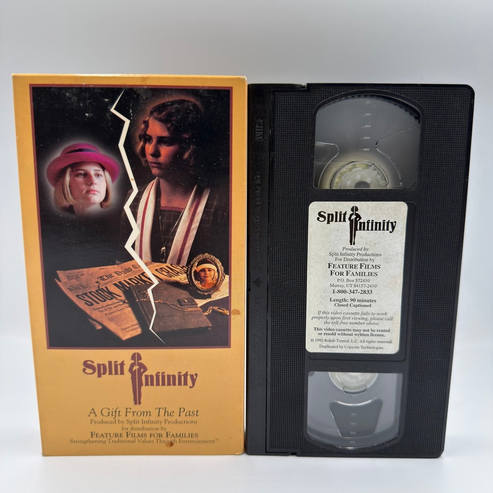 Split Infinity A Gift From The Past VHS 1992 Feature Films For Families Drama